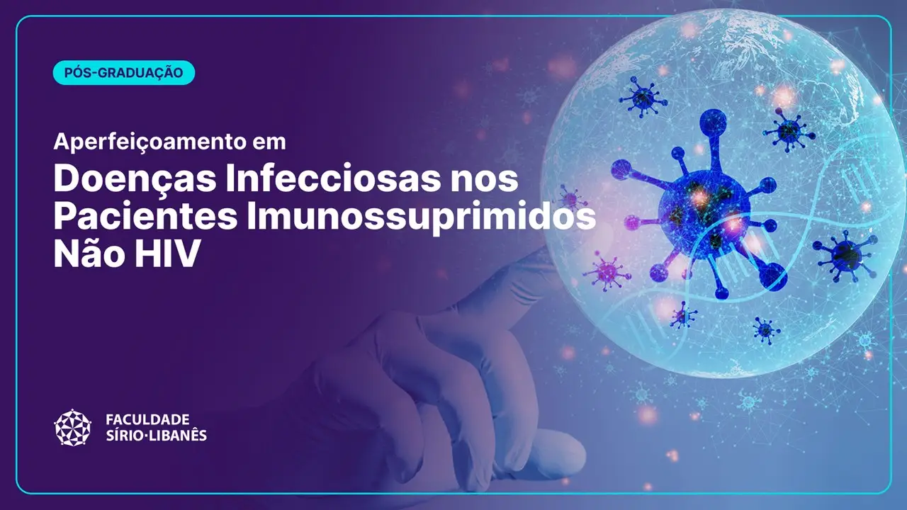 Capa de aula de material didático da área médica.